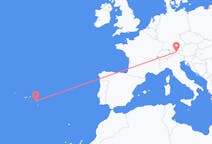 Flights from Ponta Delgada, Portugal to Innsbruck, Austria