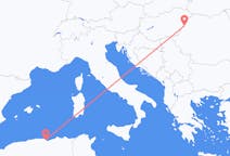 Flyg från Béjaïa, Algeriet till Oradea, Rumänien