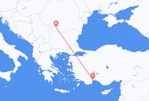 Vluchten van Craiova, Roemenië naar Antalya, Turkije