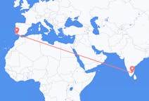 Flyreiser fra Tiruchirappalli, India til Faro-distriktet, Portugal