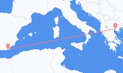 出发地 西班牙从阿尔梅里亚目的地 希腊塞萨洛尼基的航班