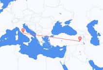 Flyg från Skåpbil, Turkiet till Rom, Italien