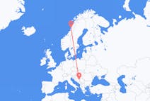 Flights from Sandnessjøen to Tuzla