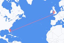 Flights from West Palm Beach, the United States to Exeter, England