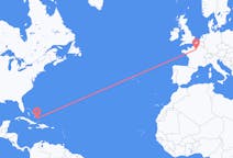 Flights from Spring Point, the Bahamas to Paris, France