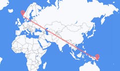 出发地 巴布亚新几内亚出发地 图菲目的地 挪威卑爾根的航班