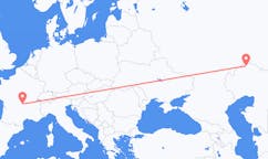 Flyg från Oral, Kazakstan till Clermont-Ferrand, Frankrike