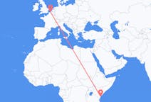 Flyrejser fra Malindi, Kenya til Oostende, Belgien