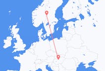 Flights from Rörbäcksnäs, Sweden to Budapest, Hungary