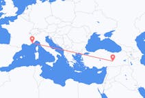 Flights from Malatya, Turkey to Nice, France