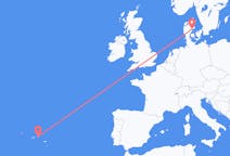Loty z miasta Aarhus do miasta Terceira