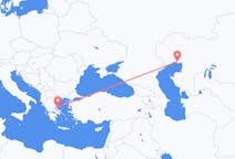Flyreiser fra Atyrau, Kasakhstan til Skiathos, Hellas