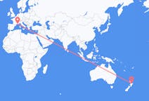 뉴질랜드발 로토루아, 프랑스행 마르세유 항공편