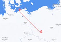 出发地 德国出发地 罗斯托克目的地 波兰弗罗茨瓦夫的航班