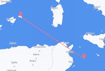 Flüge von der Stadt Lampedusa in die Stadt Menorca