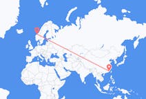 Flyreiser fra Xiamen, til Kristiansund