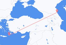 Flyrejser fra Makhatjkala, Rusland til Karpathos, Grækenland
