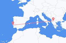 Flyrejser fra Ohrid til Lissabon