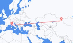 Flyrejser fra Altay Prefecture, Kina til Bastia, Frankrig