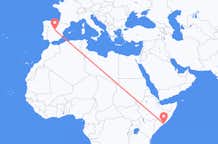 Flights from Mogadishu to Madrid