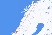 Flights from Sørkjosen, Norway to Trondheim, Norway