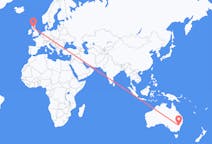 Flyreiser fra oransje, Australia til Glasgow, Skottland