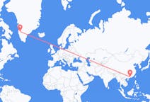 Flyg från Guangzhou till Kangerlussuaq