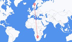 Flüge von Dingleton, Südafrika nach Rörbäcksnäs, Schweden