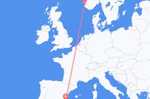 Voli da Stavanger, Norvegia ad Alicante, Spagna
