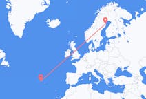 Flights from Horta, Azores, Portugal to Skellefteå, Sweden