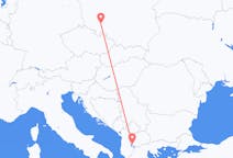 Flyg från Ohrid, Nordmakedonien till Wrocław, Polen
