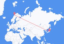 Voli da Tokio, Giappone a Narvik, Norvegia