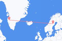 Flyreiser fra Lycksele, til Kangerlussuaq