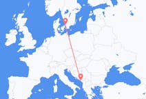 Loty z Tivatu w Czarnogórze do Angelholm w Szwecji
