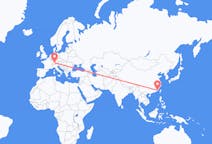 Flyreiser fra Xiamen, Kina til Friedrichshafen, Tyskland
