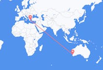 Flyg från Perth, Australien till Aten, Grekland
