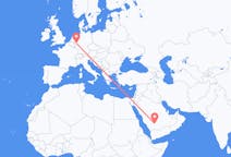 Flyrejser fra Wadi ad-Dawasir, Saudi-Arabien til Köln, Tyskland