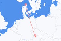 Vluchten van Linz, Oostenrijk naar Aalborg, Denemarken