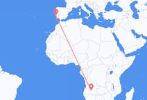 Flyg från Menongue, Angola till Lissabon, Portugal
