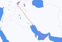 Flyrejser fra Abu Dhabi, De Forenede Arabiske Emirater til Şırnak (Şırnak Provins), Tyrkiet