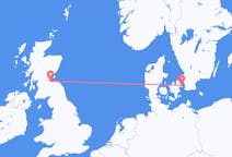 Flights from Copenhagen, Denmark to Edinburgh, Scotland