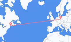 Flyreiser fra Rockland, USA til Leipzig, Tyskland