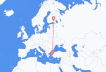 Voli da Smirne, Turchia a Lappeenranta, Finlandia