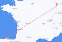 Flyreiser fra Santander, Spania til Strasbourg, Frankrike