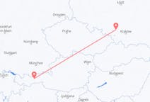 Flyreiser fra Innsbruck, Østerrike til Katowice, Polen
