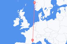 Flyrejser fra Montpellier til Bergen