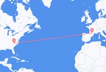 Flyrejser fra Charlotte, USA til Toulouse, Frankrig