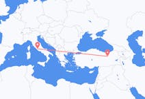 Flyg från Rom till Erzincan