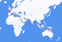 Flights from Moranbah, Australia to Bordeaux, France