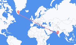 Flights from Hubli, India to Narsarsuaq, Greenland